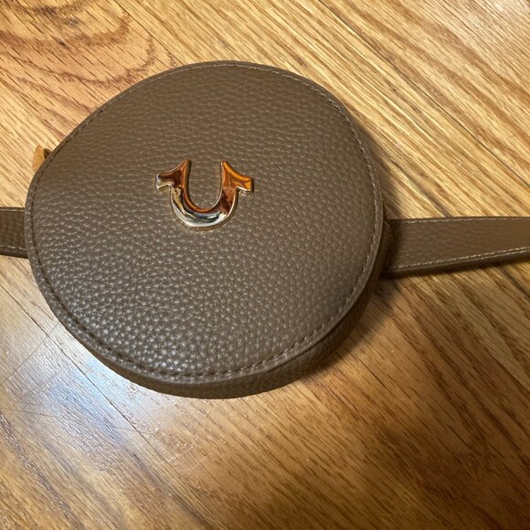 True Religion Brown Belt with Round Coin purse Belt Bag M/L - Picture 2 of 6